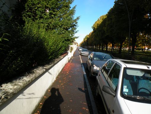  trottoir de l'avenue des Sapins